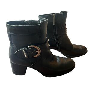 Harley Davidson Leather Studded Boots